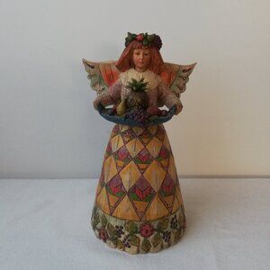 Jim Shore Heartwood Creek Angel of Generosity Figurine #B108922 Enesco 10” 2002